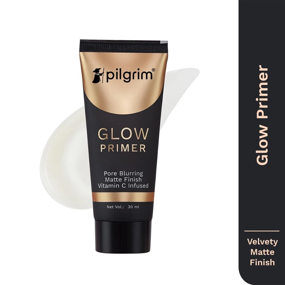 Pilgrim Glow Primer Lightweight Gel Based Velvety Matte Finish 30ml free shippin - Image 2 of 4