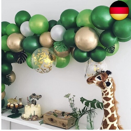 Luftballons Grün, 120 Stück Luftballon Girlande Dunkelgrüne, 18 12 10 5 Zoll Ba - Bild 5 von 7