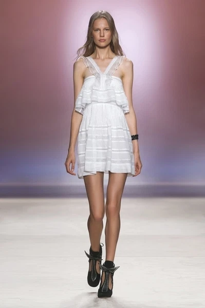 Isabel Marant Obira Broderie Anglaise Mini Dress SZ 36 u003d US S - Pre-owned |  eBay