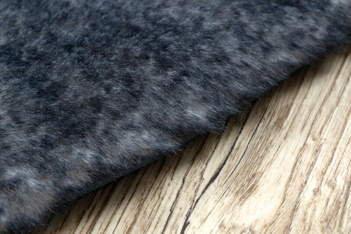 Amazing Modern washable RUG LAPIN round black shaggy, thick Carpet easy to wash - Picture 4 of 6