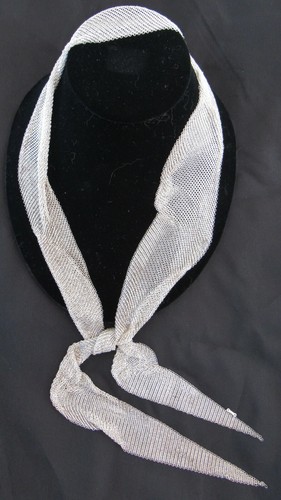 TIFFANY \u0026 CO STERLING SILVER MESH SCARF 