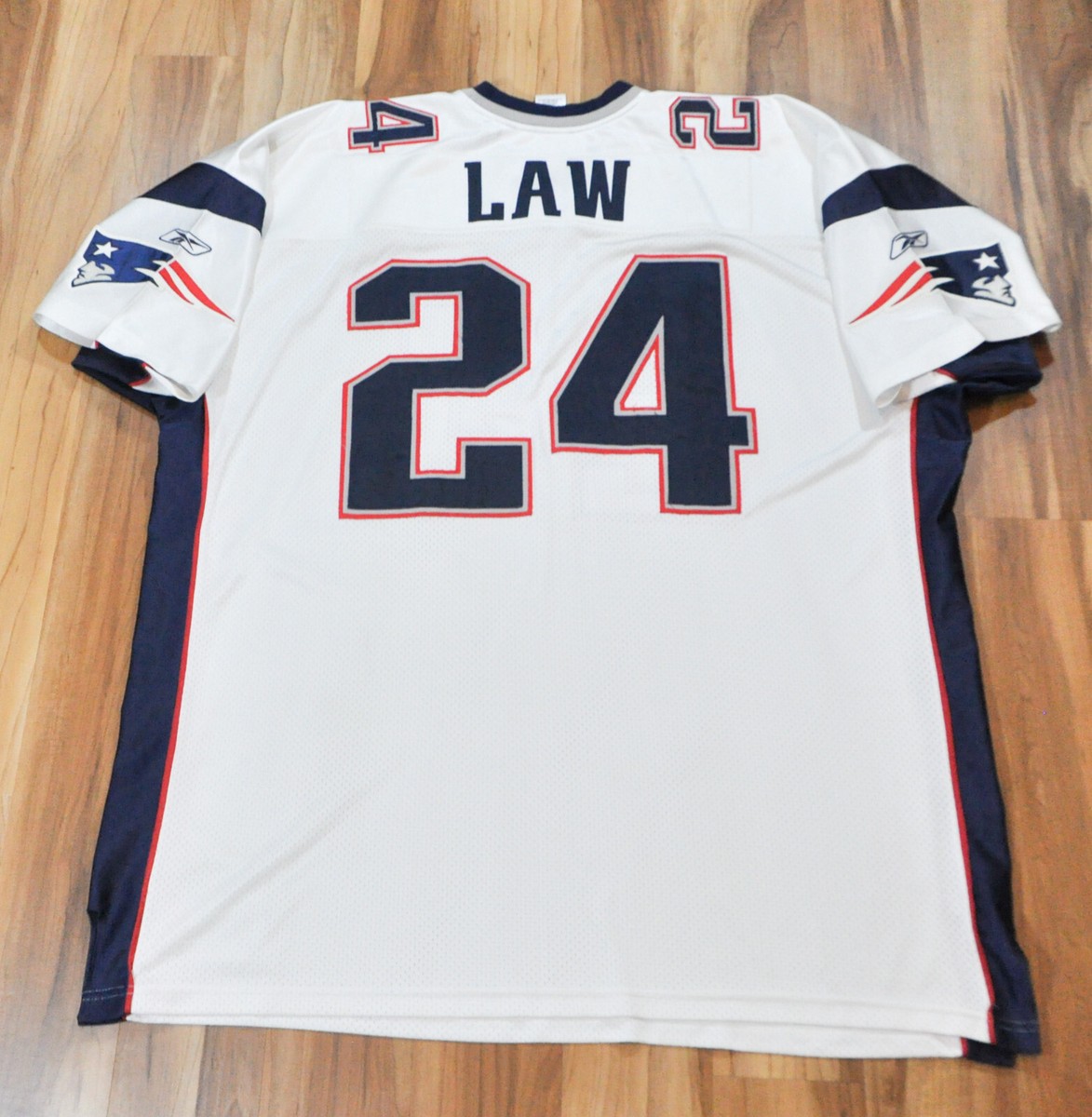 Ty Law New England Patriots Reebok Jersey Authentic On Field Sewn
