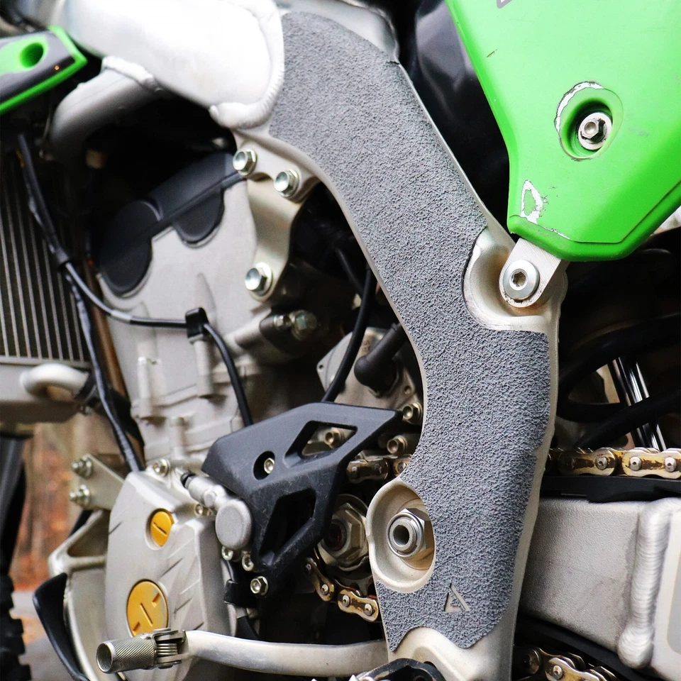 2009 - 2018 Kawasaki KX450F KX450 Rubberized Grip Tape Frame Guard (2 Pairs) - Image 3 of 4