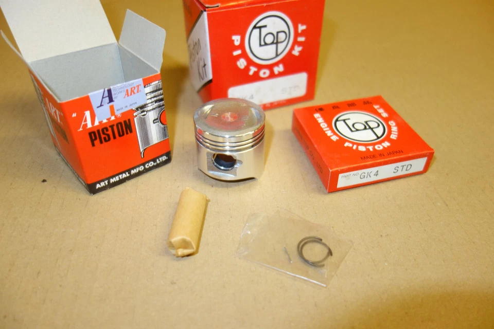 KIT ANILLO PISTÓN HONDA 50 C50 MONKEY DAX GLX HECHO EN JAPÓN ARTE NUEVO PATRÓN Foto 2 de 4