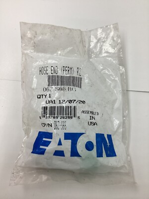 #ad Eaton Hose End Perm R2 06Z S66 BG $17.49