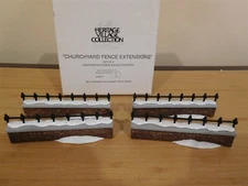 Dept 56 Dickens Village - Churchyard Fence Extensions - #56.58076 - Free Ship