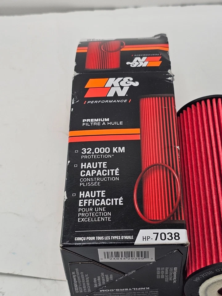 Filtro de aceite K&N Premium HP-7038 para Audi 1.8 2.0 2015-20 VW 1.8 2.0 2013-21 Foto 4 de 4