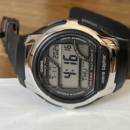 Casio Men's WaveCeptor Atomic Digital Chronograph Watch WV58A1AV eBay