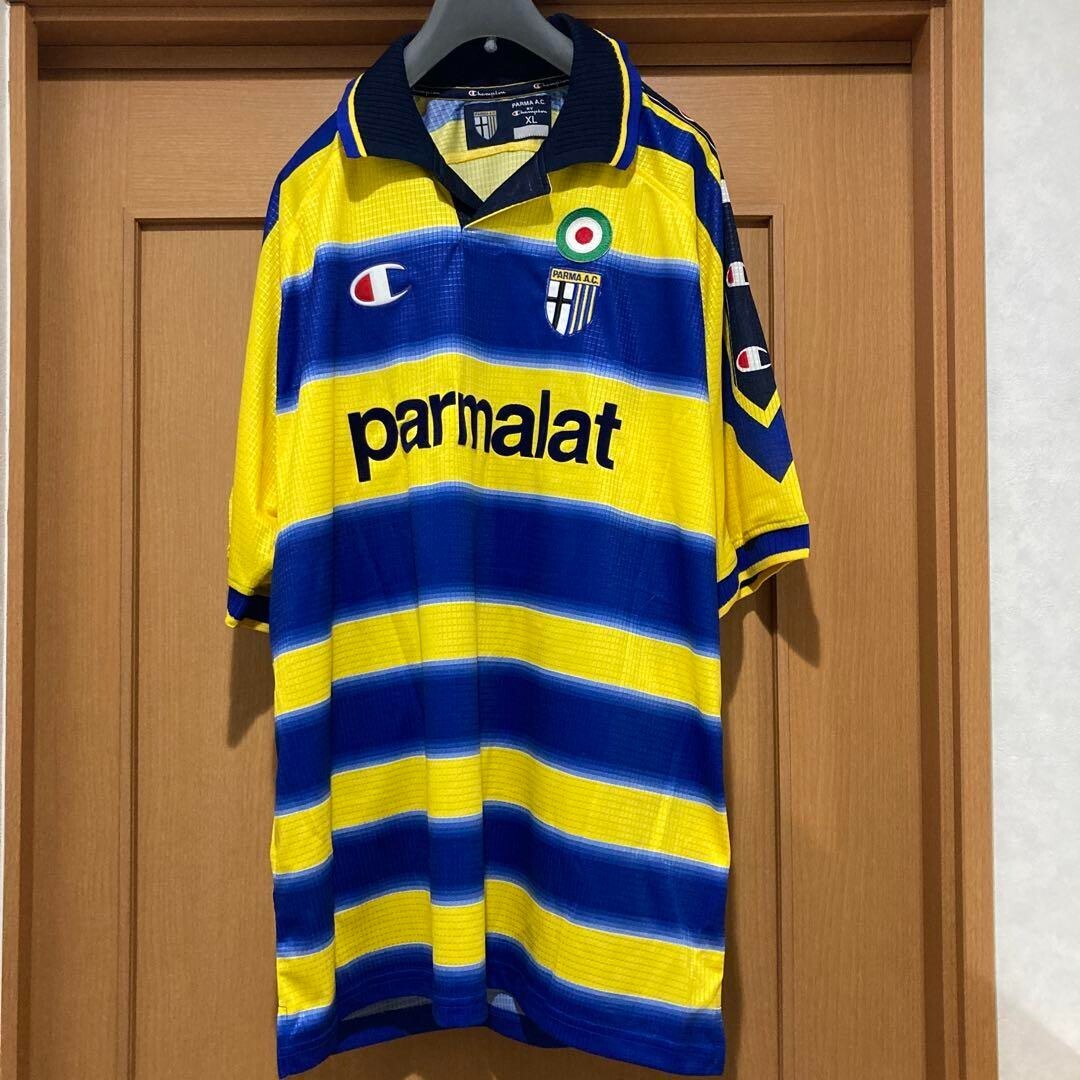 Auto Crespo 9 Parma Calcio XL Home 2001 02 Maglia Shirt