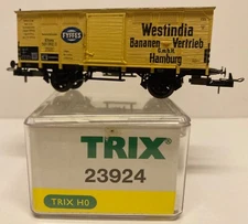 Trix - HO 23924 - German  Goods  Car " FYFFES" -  Deutsche Reichsbahn - Era 2