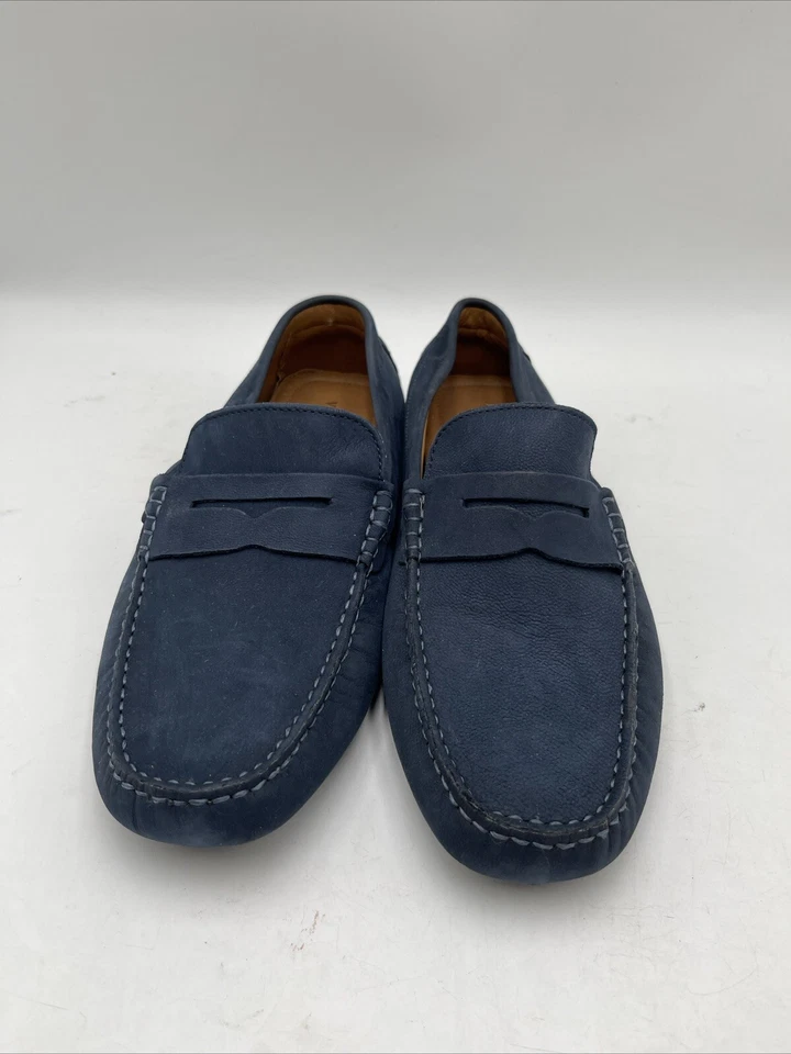 Men’s Vince Camuto Esmail Driving Loafer Navy Blue Size 10M - Image 2 of 4