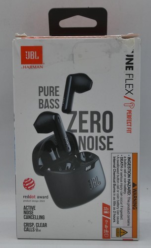 JBL - TUNE FLEX TRUE WIRELESS NOISE CANCELLING EARBUDS - BLACK #124423#