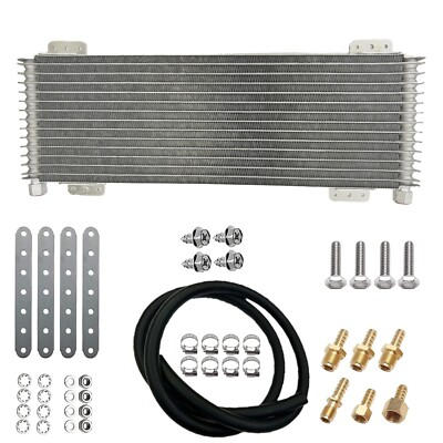 #ad #ad Low Pressure Drop Transmission Oil Cooler Compatible For Heavy Duty 40000 GVW $64.99