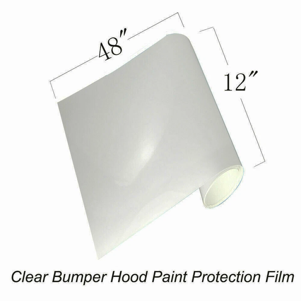 Película adhesiva de vinilo transparente antiarañazos para cuerpo de parachoques de faros Foto 2 de 4