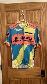 RARE Race Worn Pearl Izumi Subaru Montgomery 90 91 Lance Armstrong Team Jersey