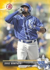 2017 Bowman Prospects Yellow #BP136 Jorge Bonifacio