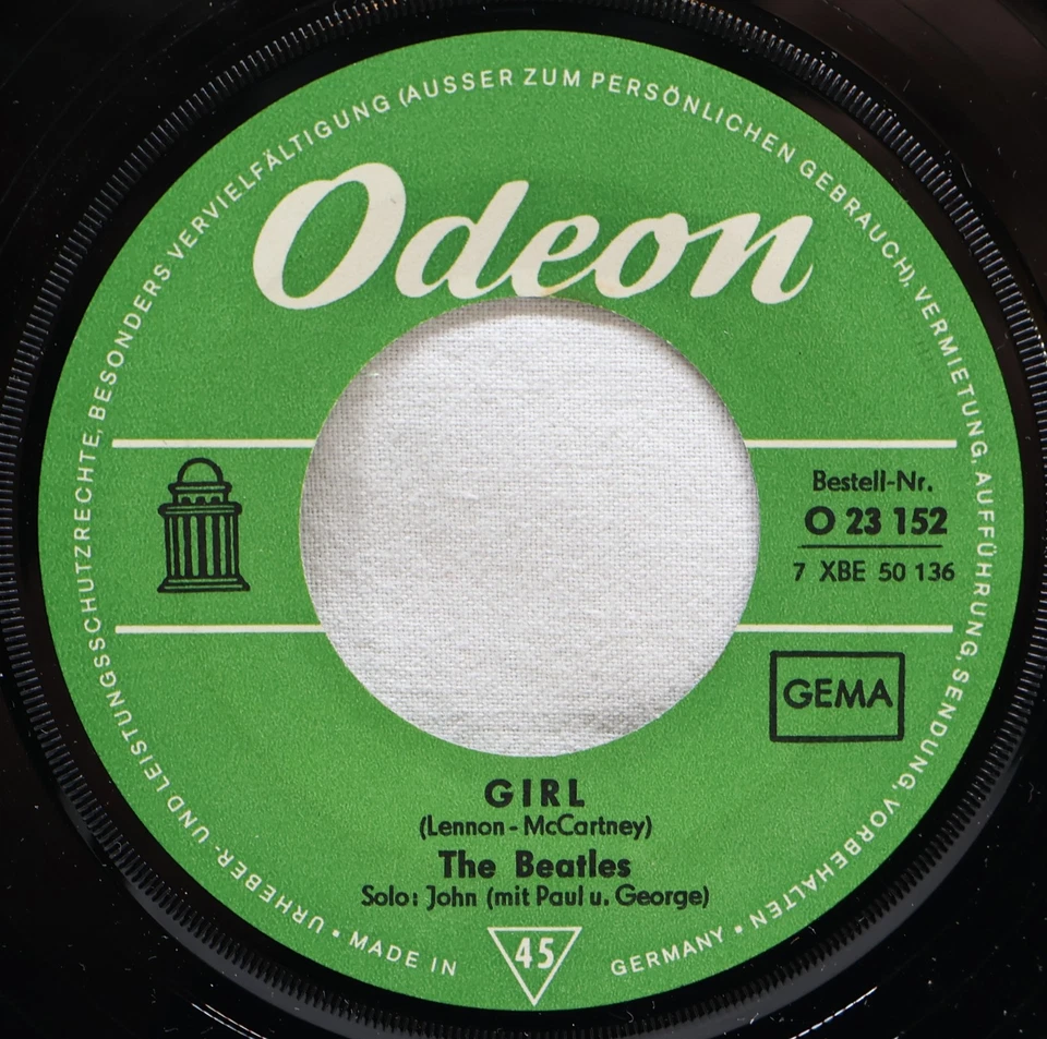 The Beatles – Michelle / Girl - 45 RPM Single 7" - Bild 4 von 4