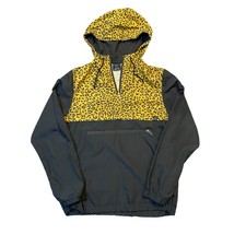 Empyre Mens Yellow Leopard Print Quarter Zip ...