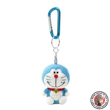NEW [Nakajima Corporation] Plush Carabiner Mascot Doraemon H7.5 x W5 x D4.5cm