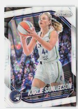 2025 Panini Prizm WNBA #102 Karlie Samuelson White Seismic Prizms