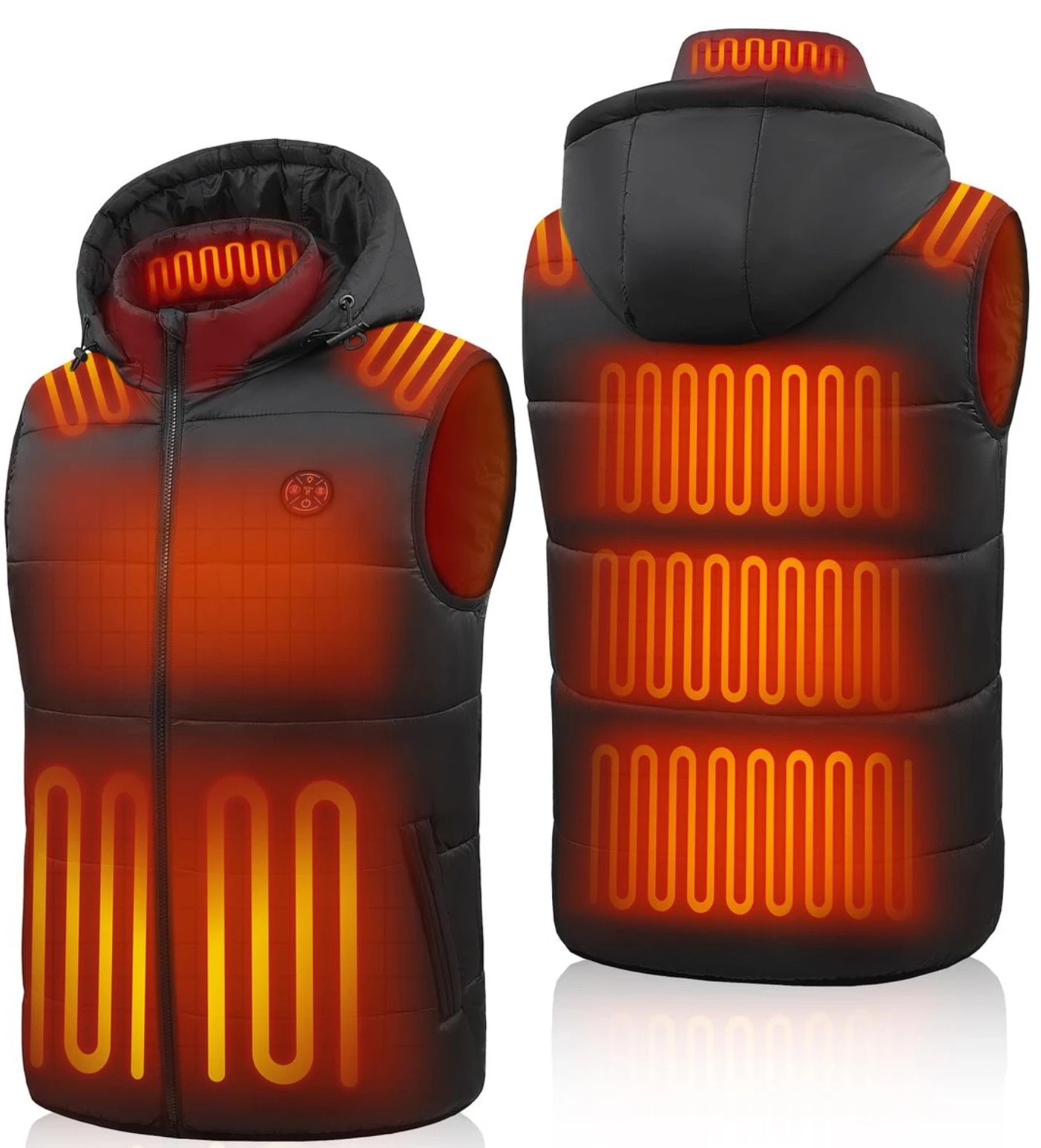 Mens Multi-Zone Heated Hooded Gilet with 16000mah Power Bank - Large (HC61)
Opens in a new window or