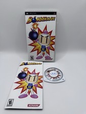 Bomberman (Sony PSP) - CIB Complete With Box - Tested & Working - Clean