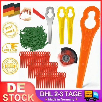 200 X Ersatz Kunststoff Messer Klingen Für Einhell Akku Rasentrimmer Ge-ct 18Li