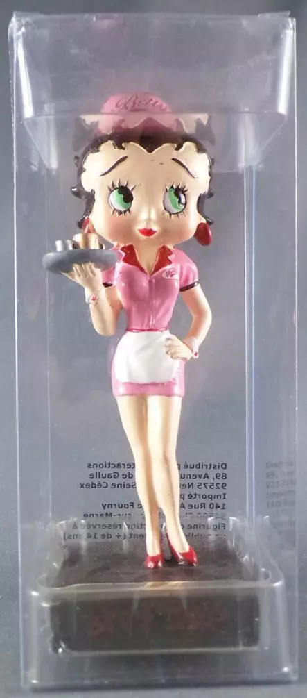 Statuette Betty Boop Serveuse M6 Interactions en résine neuve