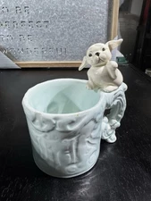 Kay Finch 4.75” “His” Puppy Baby Cup