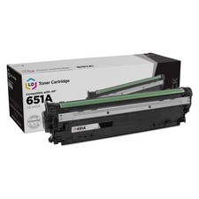 LD Reman Toner Cartridge Replacement for HP 651A CE340A Black