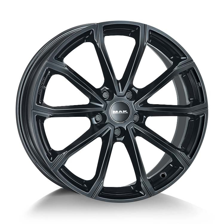 4 cerchi in lega NAD MAK DaVinci 7x17 5x114,3 ET 43,5 GLOSS BLACK per CITROEN