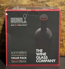 Riedel Sommelier Wine Glasses Value Pack Bordeaux Grand Cru Pair - 2440/00 - NEW