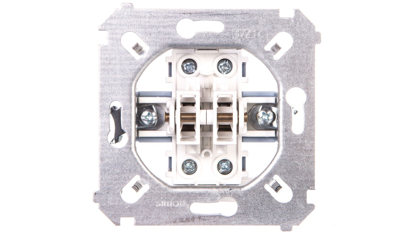 Simon 54 Stair Connector Doppelwerk 10AX 250V SW6/2M