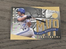 1994 Leaf MVP Contenders Gold Paul Molitor #AL8 Blue Jays