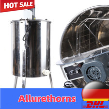 Elektrische Honigschleuder 4Rahmen Waben Honig Edelstahl Imker Schleuder 120W DE