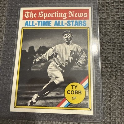 1976 Topps - The Sporting News AllTime All-Stars Ty Cobb #346