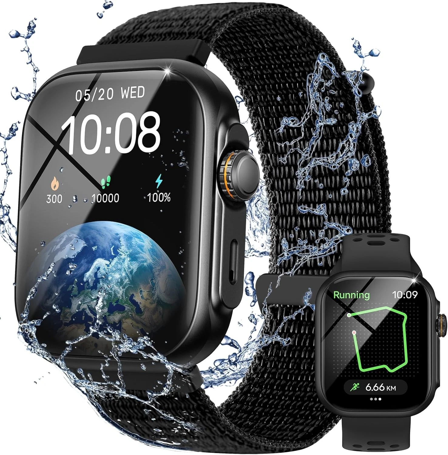 Smart Watch Women Men with Phone Function Wristwatch for iPhone Samsung Huawei