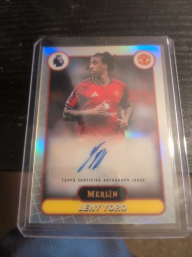 2026 Topps Merlin Premier League Leny Yoro Auto
