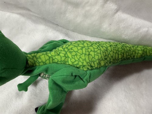 15" BURGER KING TOY STORY DINO DINOSAUR REX HAND PUPPET PLUSH - Picture 5 of 13