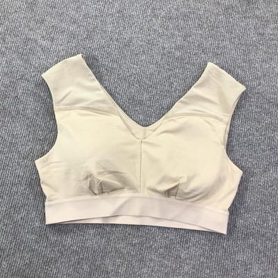 Tommie Copper Sports Bra Womens Large Shoulder Support V Neck Copper Znergy