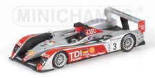 Minichamps Audi R10 N 3 24h Le Mans 2007 Luhr Premat Rockenfeller 1:43 400071603