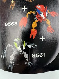 LEGO Bionicle Lot (8561 Nuhvox & 8563 Tahnok)  Read Description