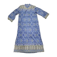 Oscar de la Renta Pink Label Kaftan Gown Maxi Dress LARGE