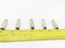 1/4" Tube Push To Connect Union Stainless Steel Lot Of 5