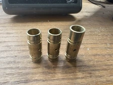 Three Muzzleloading Ramrod Retainers Brass
