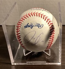 Domingo Santana Autographed Official Major League Baseball Brewers! 