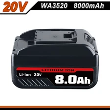 For WORX WA3578 20V Max Extend Lithium 8.0 Ah WA3520 WA3525 Li-ion Battery HOT