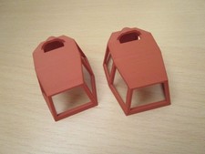 2 Ersatz Kanzel Cockpit Repro f. Twin Pod Car - vintage Star Wars v. Kenner 1980