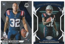 2025  - Certified Rookies and Mosaic TreVeyon Henderson Rookie Cards