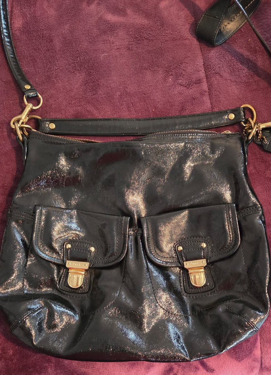 Coach Brown Patchwork Zoe Leather Hobo 13515 Shoulder Bag Handbag